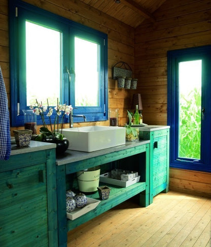 Geneva Log Cabin and veranda 3mx6m