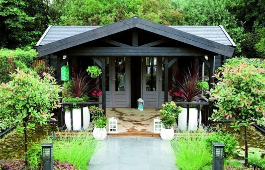 Lugarde Venice Log Cabin and Veranda 6mx6m