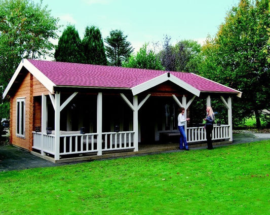 Bonaire Cricket Pavilion Log Cabin 8.4mx5.5m