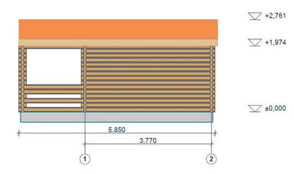 Manchester Log Cabin 4mx5.85m - 68mm