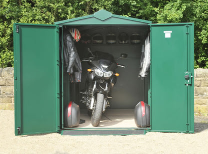Asgard Motorbike Plus Secure Metal Garage 5'x10'9