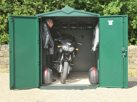 Asgard Motorbike Plus Secure Metal Garage 5'x10'9