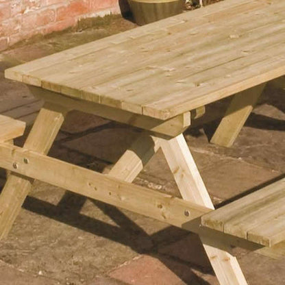 Rowlinson 5ft Wooden Picnic Bench