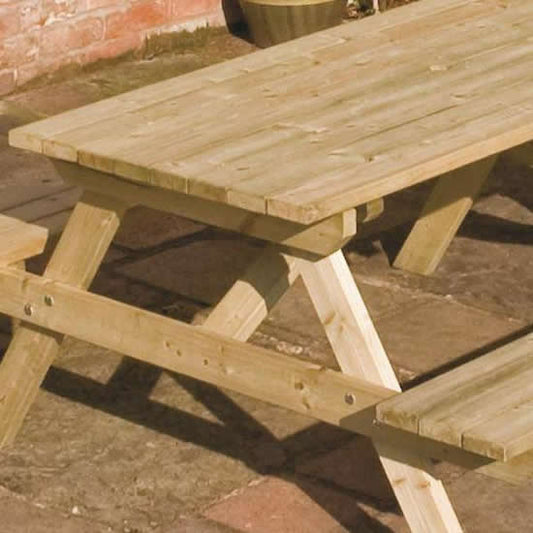 Rowlinson 5ft Wooden Picnic Bench