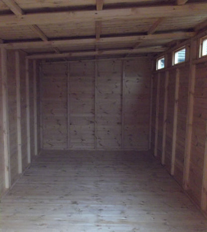 Bespoke Security Pent Shed 16'x8'