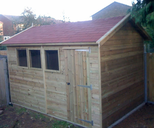 High Eaves Apex Shed 12'x8'