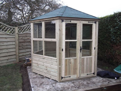 Pressure Treated Hexagonal Summerhouse 8'