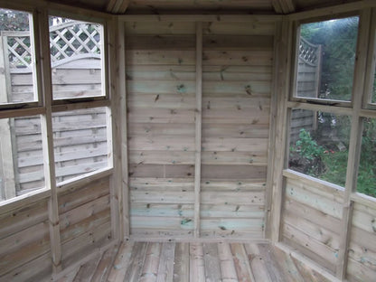 Pressure Treated Hexagonal Summerhouse 8'
