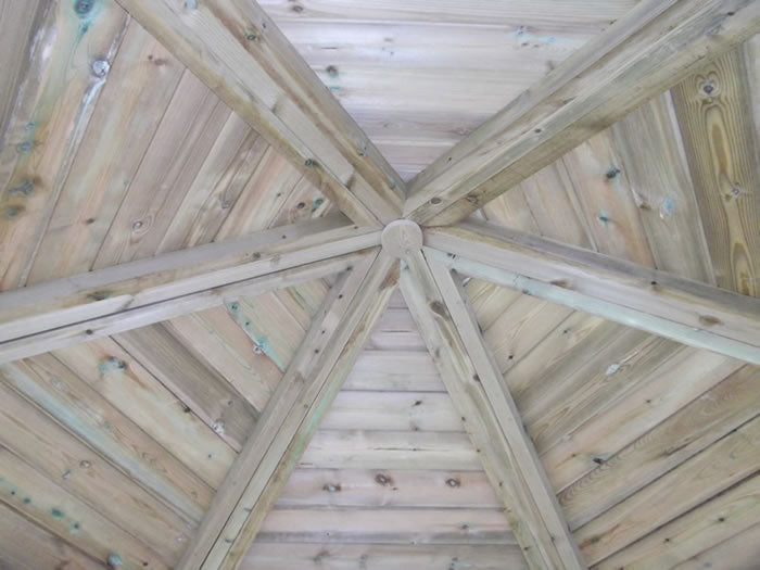 Pressure Treated Hexagonal Summerhouse 8'