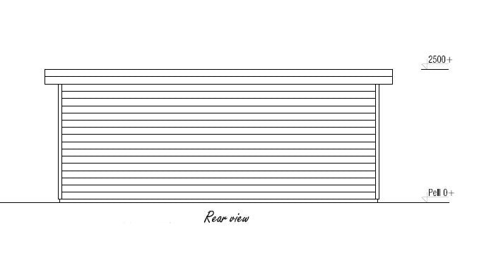 Lugarde Prima Jake Log Cabin (PR25) 3mx6m