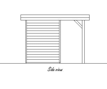Lugarde Prima Jake Log Cabin (PR25) 3mx6m