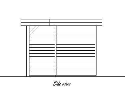 Lugarde Prima Jake Log Cabin (PR25) 3mx6m