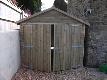 Pressure Treated Classic Wooden Garage 18'x9'