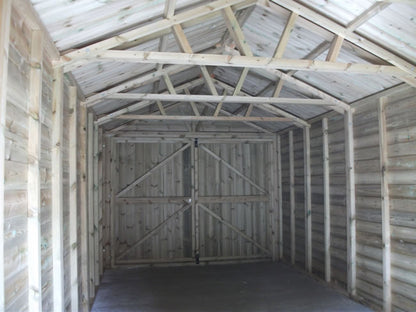Pressure Treated Classic Wooden Garage 18'x9'