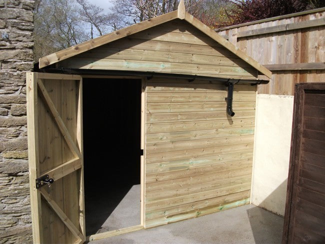 Pressure Treated Classic Wooden Garage 18'x9'