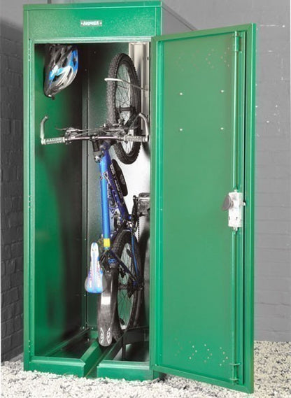 Asgard Vertical Bike Locker Metal Shed 2'6x3x6