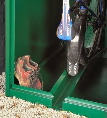 Asgard Vertical Bike Locker Metal Shed 2'6x3x6