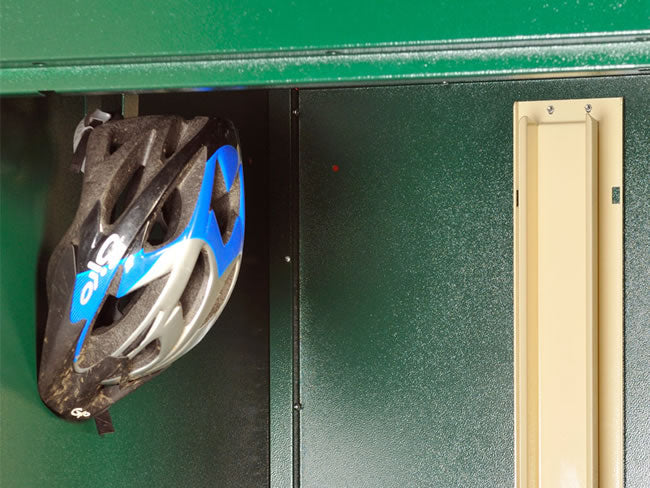 Asgard Vertical Bike Locker Metal Shed 2'6x3x6