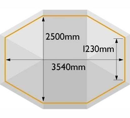 Rowlinson Sandringham Gazebo 12'6x9'6