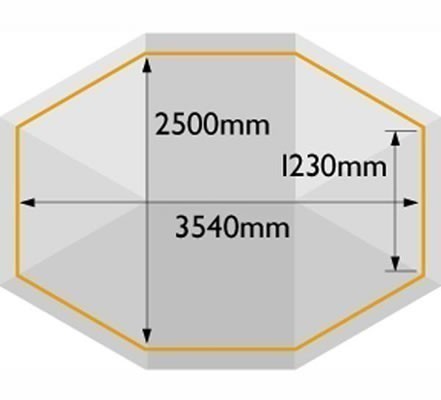 Rowlinson Sandringham Gazebo 12'6x9'6