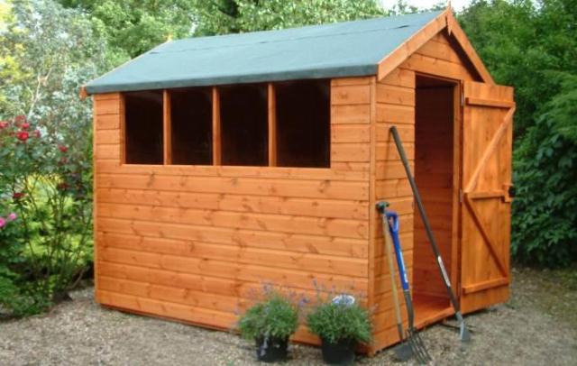 Popular Shed 6'x4' with Pent or Apex Roof