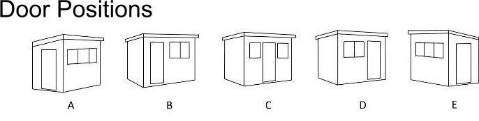 Popular Shed 8'x6' with Pent or Apex Roof