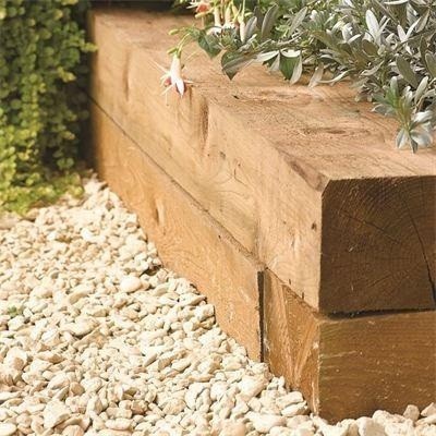 Rowlinson Timber Blocks 2 pack 1.8m