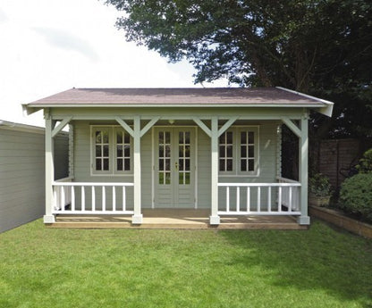 Dubai Log Cabin 44mm 550cm x 500cm