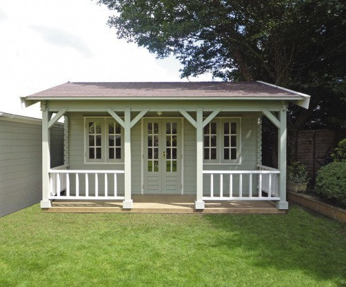 Dubai Log Cabin 44mm 550cm x 500cm