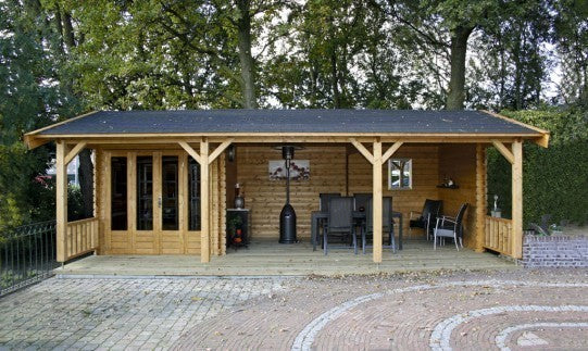 Kingswood Log Cabin 44mm (400cm x 750cm)