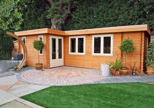 Lugarde Bordeaux 44mm Log Cabin (350x700cm)
