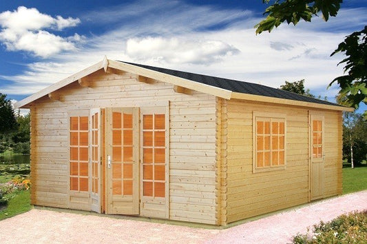 The Irene 44mm Log Cabin 3.8mx5.7m