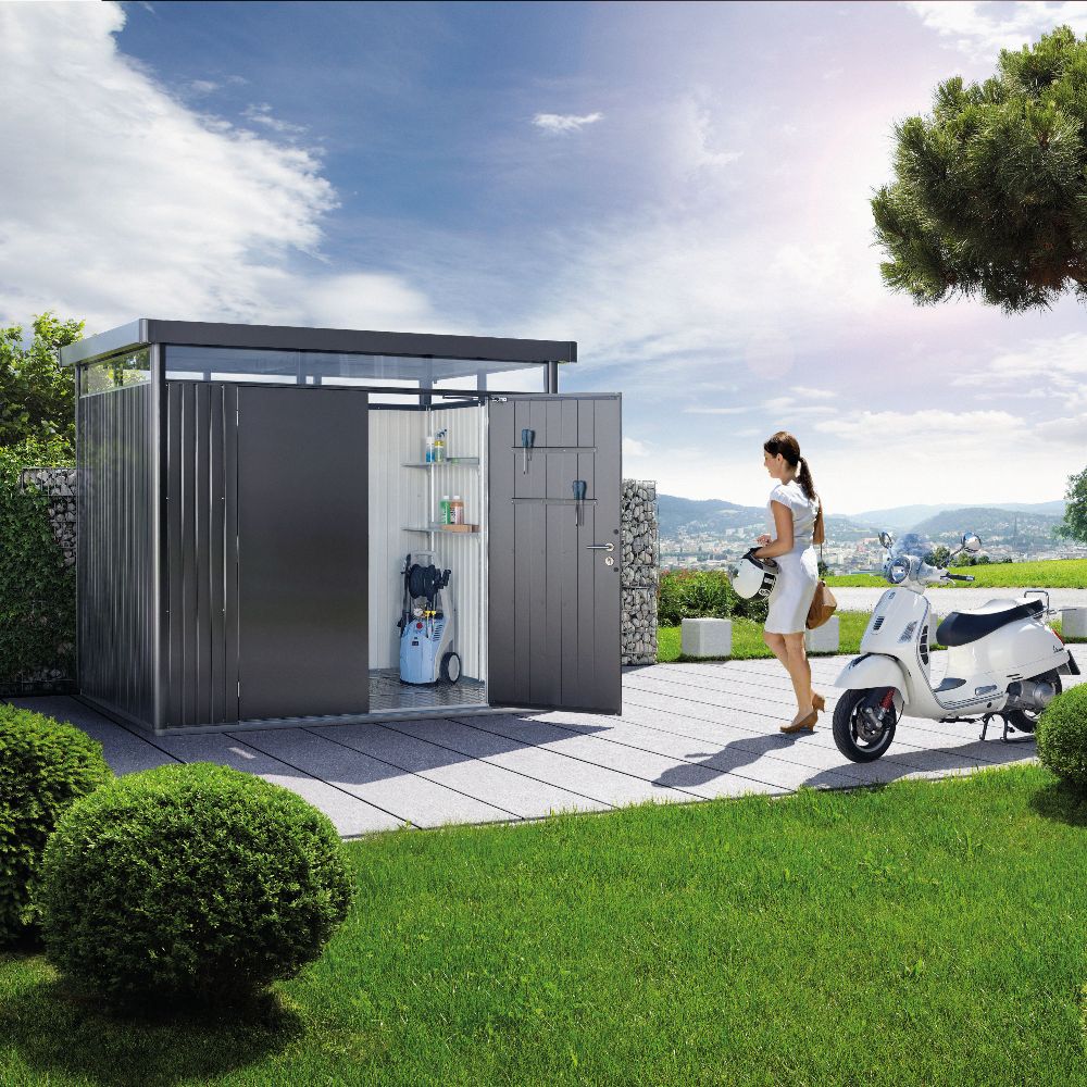 Biohort HighLine H2 Metal Shed 2.75mx1.95m