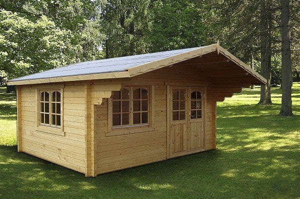 The Helena 70mm Superior Log Cabin 4.7mx3.8m