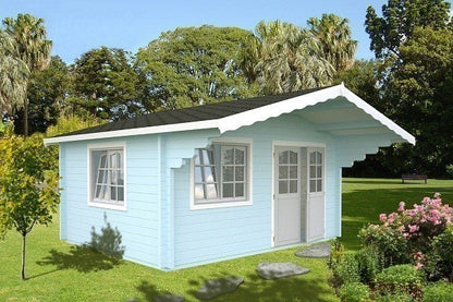 The Helena 70mm Superior Log Cabin 4.7mx3.8m