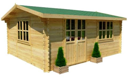 Rumus Log Cabin 5mx4m including Floor