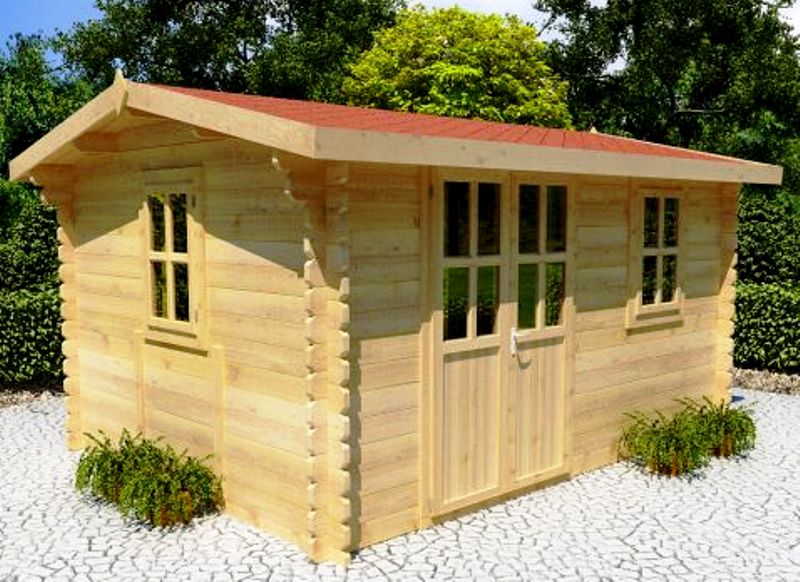 Rumus Log Cabin 4mx3m including Floor