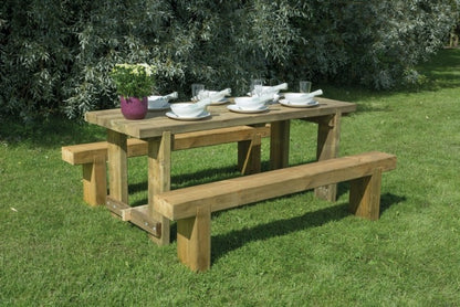 Refectory Table and Bench Set - 1.8m
