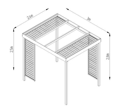 Forest Dining Pergola