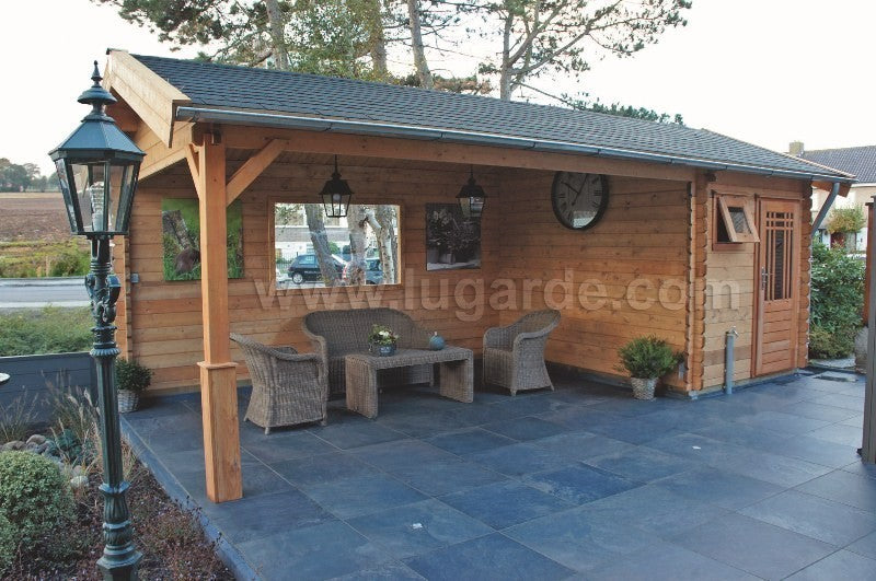 Lugarde Hannover Log Cabin 3m x 6.5m - including Internal Floor