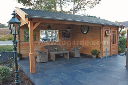 Lugarde Hannover Log Cabin 3m x 6.5m - including Internal Floor