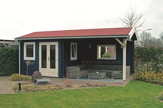 Lugarde Riga Log Cabin 3m x 6.5m - including Internal Floor