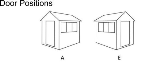 Popular Shed 6'x4' with Pent or Apex Roof