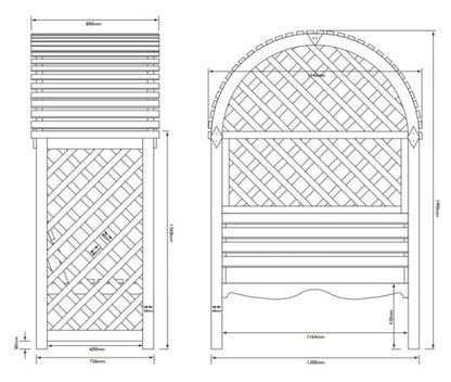 Victoria Seated Arbour