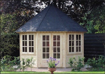 Lugarde Prima Grand Four Summerhouse 4m Diameter including floor