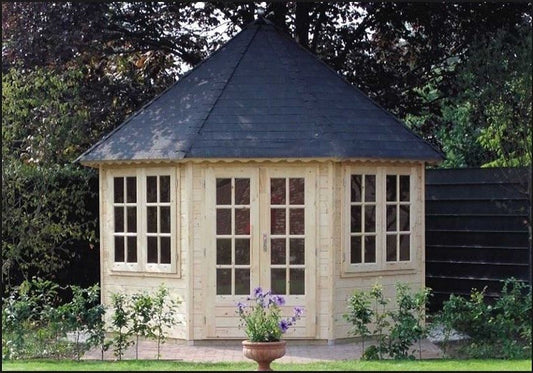 Lugarde Prima Grand Four Summerhouse 4m Diameter including floor