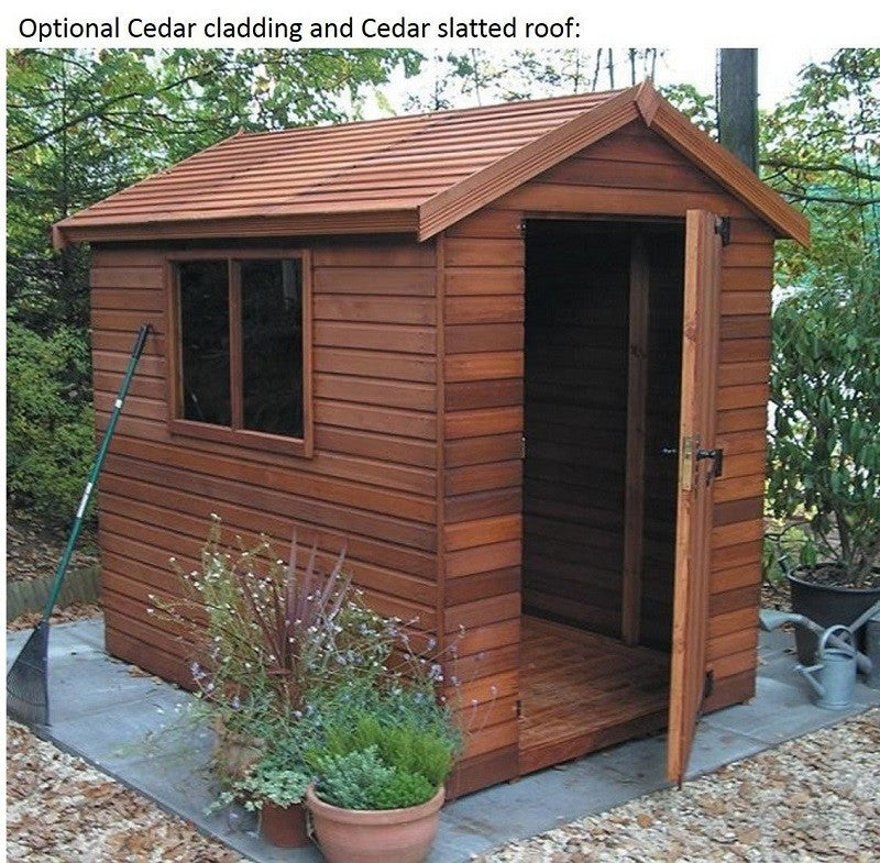 Heavy Duty Apex Shed 8'x8'