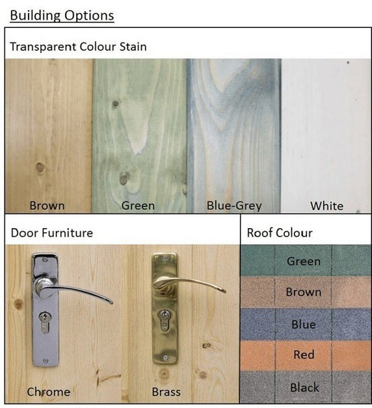 Lugarde Brooklyn Log Cabin 3.5mx6m including Floor