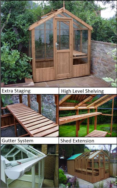 Kingfisher Wooden Greenhouse 6'8x18'10