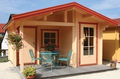 45mm Florida Log Cabin Double Glazed 4mx4m